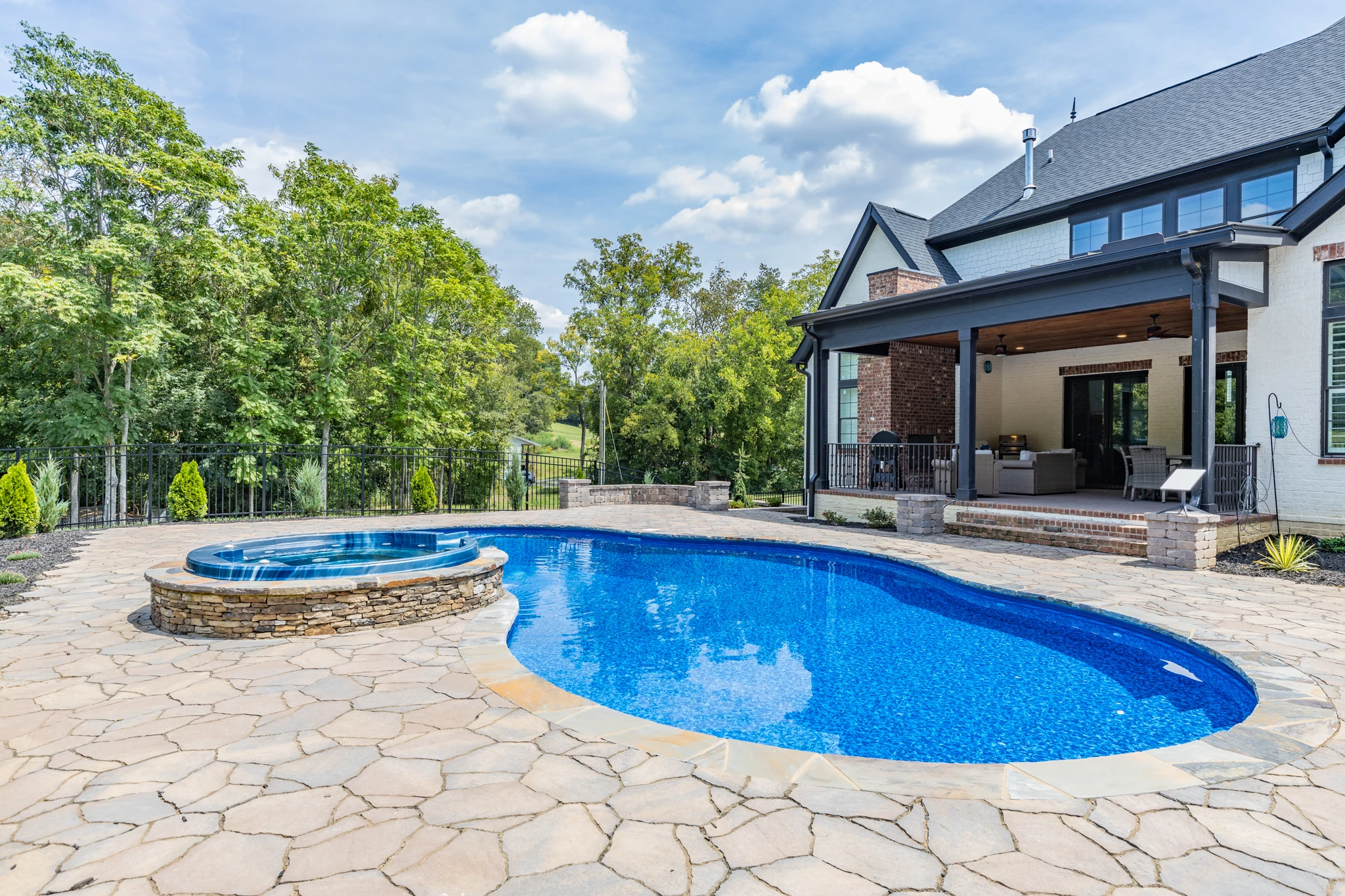 Inspiration Homes team on a custom home jobsite in Williamson County, Tennessee