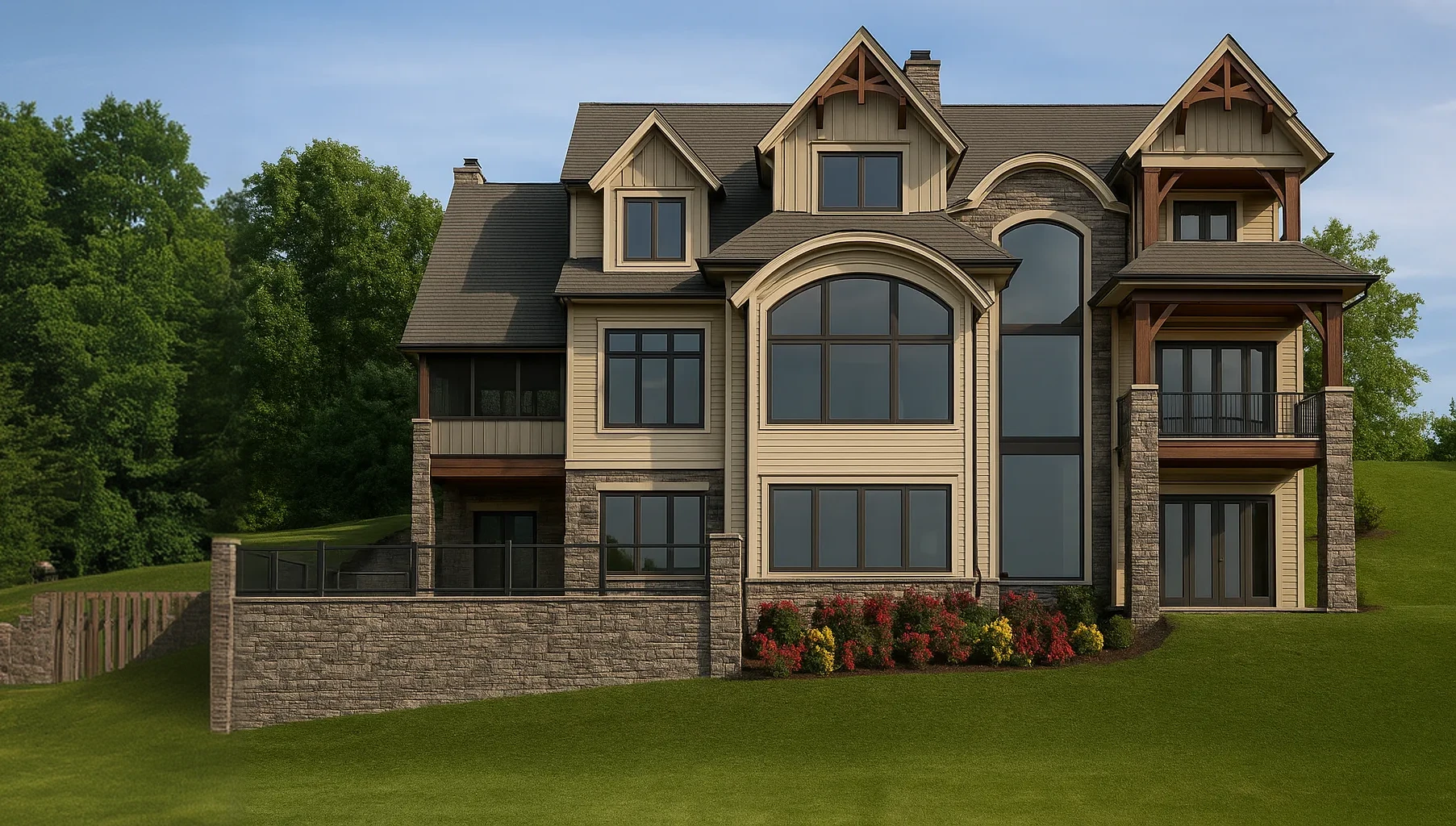 The BelleRidge — Transitional custom home built by Inspiration Homes in Williamson County, TN