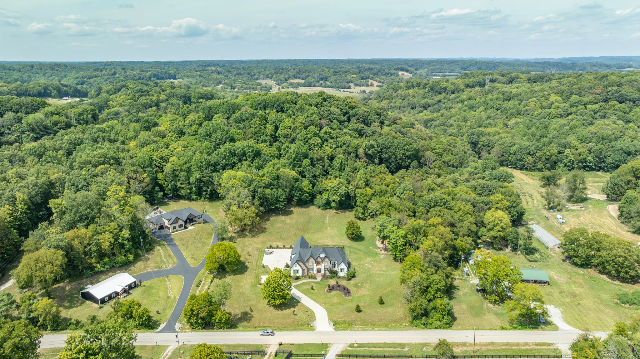 Rolling Williamson County, Tennessee countryside where Inspiration Homes builds