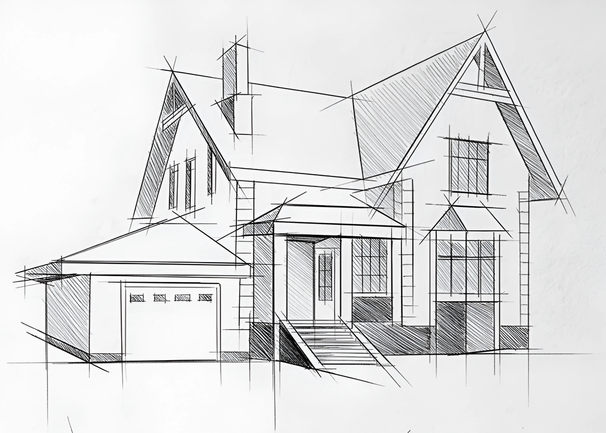 Completed custom home exterior built by Inspiration Homes in Middle Tennessee